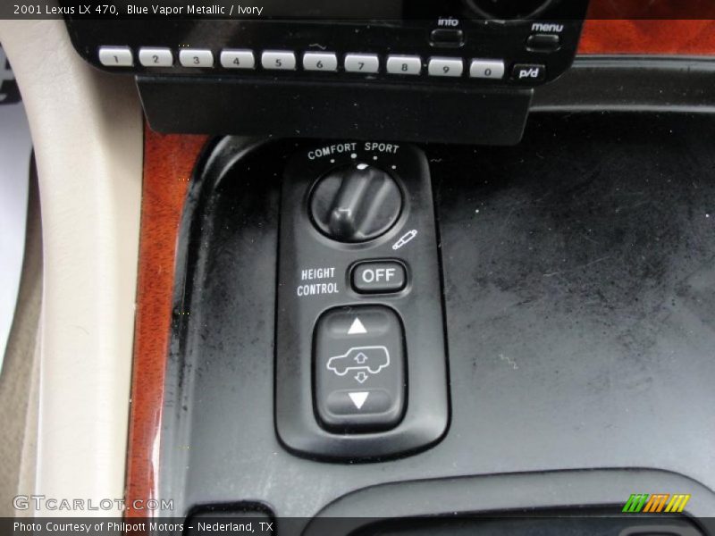 Controls of 2001 LX 470
