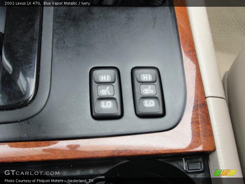 Blue Vapor Metallic / Ivory 2001 Lexus LX 470