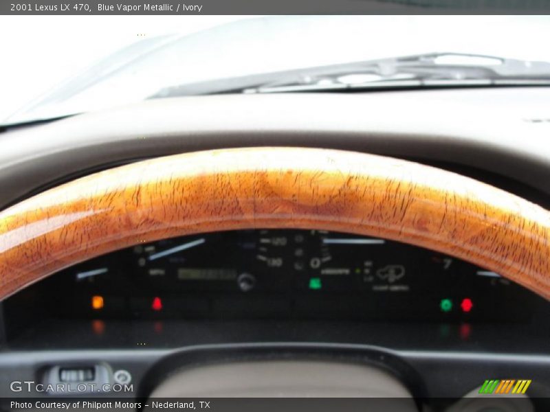Blue Vapor Metallic / Ivory 2001 Lexus LX 470