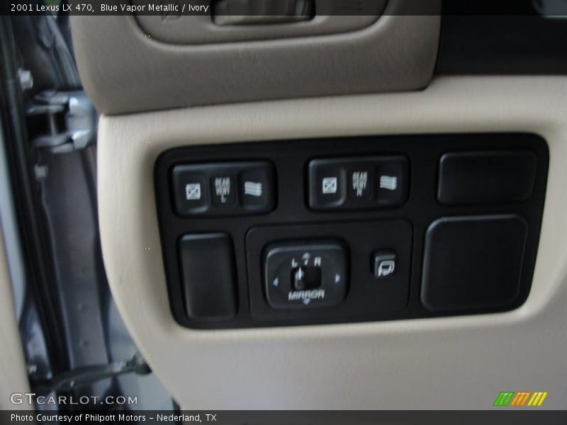 Blue Vapor Metallic / Ivory 2001 Lexus LX 470