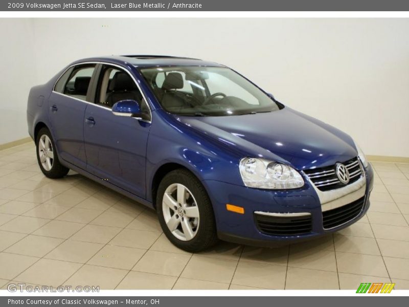Laser Blue Metallic / Anthracite 2009 Volkswagen Jetta SE Sedan