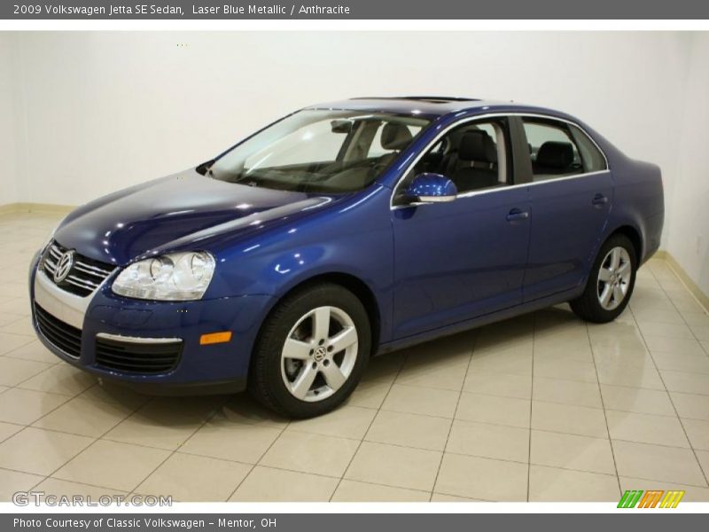 Laser Blue Metallic / Anthracite 2009 Volkswagen Jetta SE Sedan