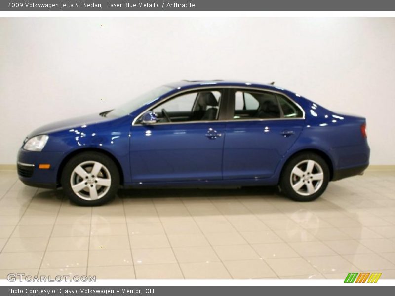 Laser Blue Metallic / Anthracite 2009 Volkswagen Jetta SE Sedan