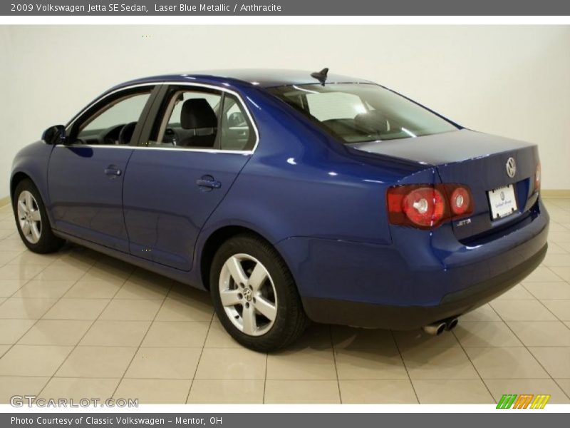Laser Blue Metallic / Anthracite 2009 Volkswagen Jetta SE Sedan