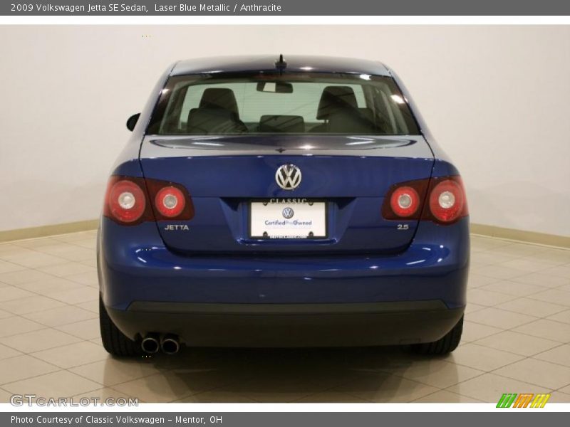 Laser Blue Metallic / Anthracite 2009 Volkswagen Jetta SE Sedan