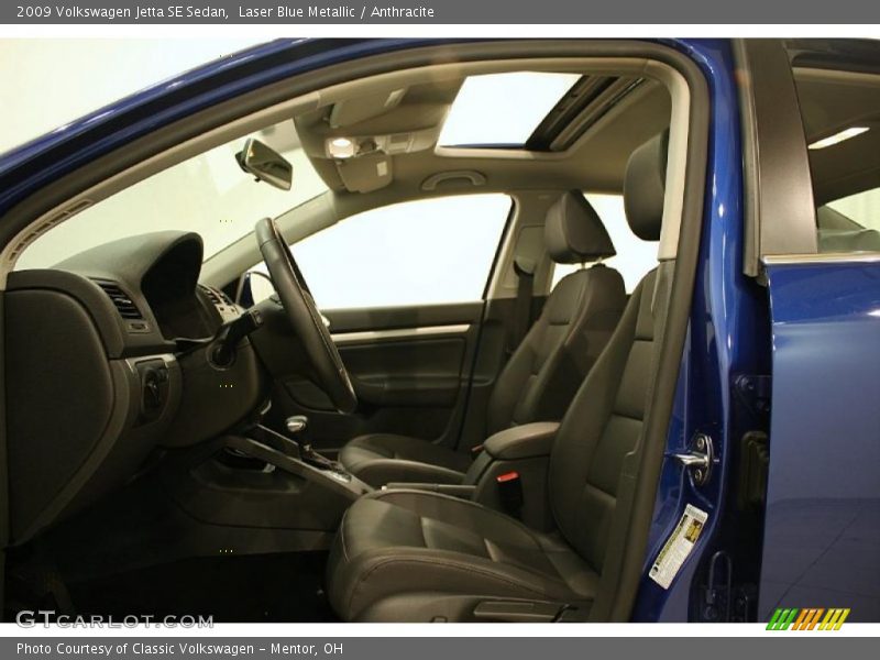 Laser Blue Metallic / Anthracite 2009 Volkswagen Jetta SE Sedan