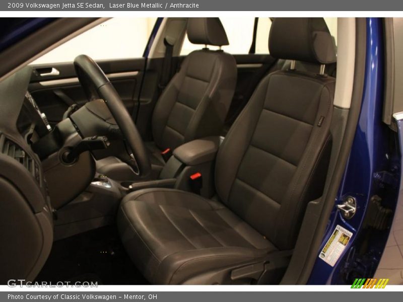 Laser Blue Metallic / Anthracite 2009 Volkswagen Jetta SE Sedan