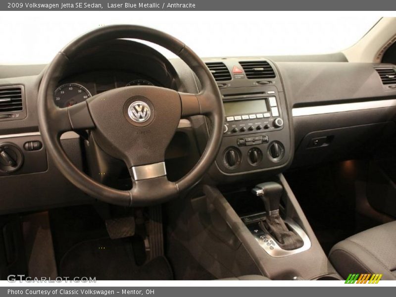 Laser Blue Metallic / Anthracite 2009 Volkswagen Jetta SE Sedan