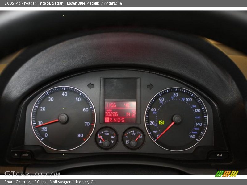 Laser Blue Metallic / Anthracite 2009 Volkswagen Jetta SE Sedan
