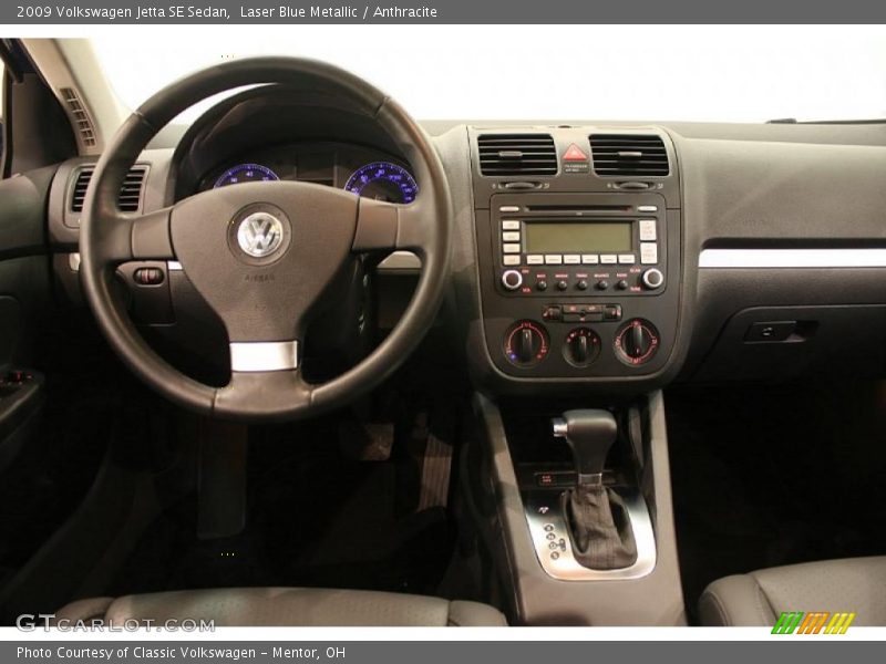 Laser Blue Metallic / Anthracite 2009 Volkswagen Jetta SE Sedan