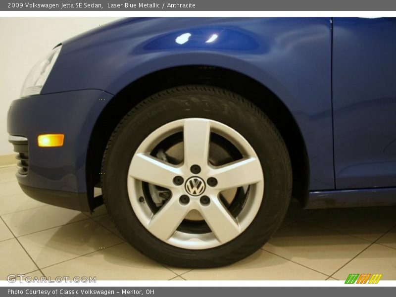 Laser Blue Metallic / Anthracite 2009 Volkswagen Jetta SE Sedan