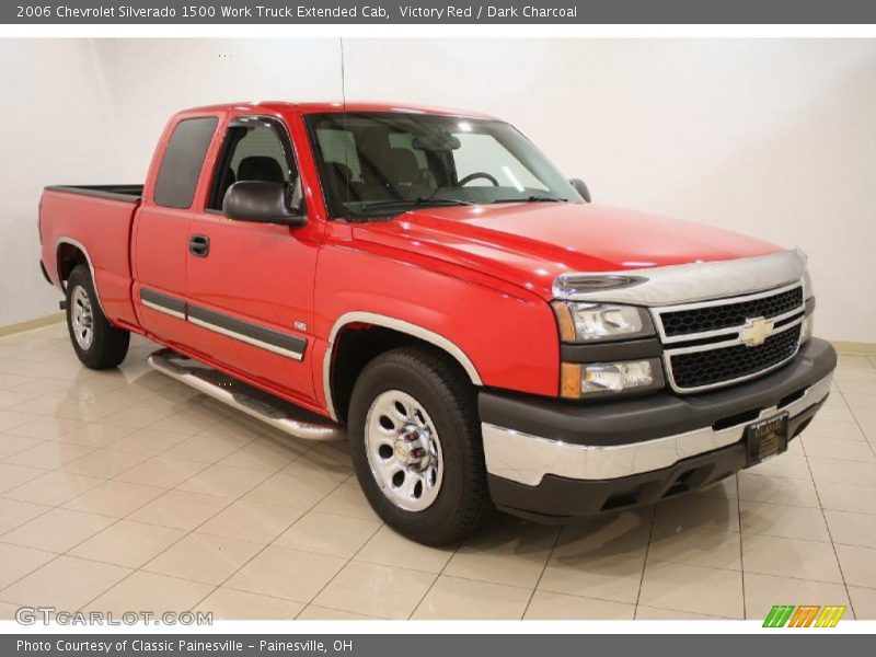 Victory Red / Dark Charcoal 2006 Chevrolet Silverado 1500 Work Truck Extended Cab