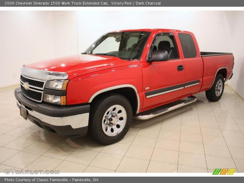 Victory Red / Dark Charcoal 2006 Chevrolet Silverado 1500 Work Truck Extended Cab