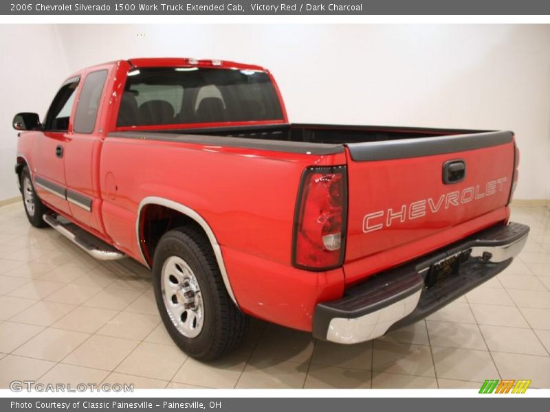 Victory Red / Dark Charcoal 2006 Chevrolet Silverado 1500 Work Truck Extended Cab