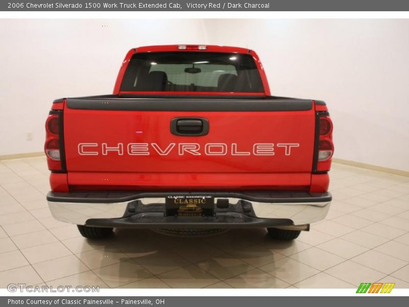 Victory Red / Dark Charcoal 2006 Chevrolet Silverado 1500 Work Truck Extended Cab