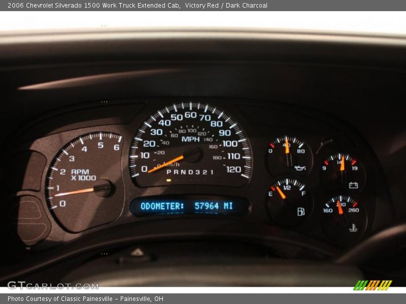 Victory Red / Dark Charcoal 2006 Chevrolet Silverado 1500 Work Truck Extended Cab