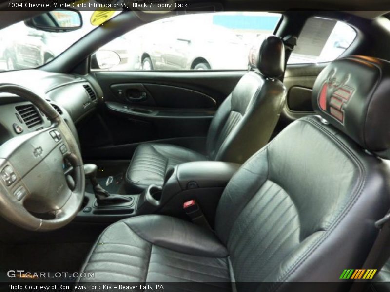  2004 Monte Carlo Intimidator SS Ebony Black Interior