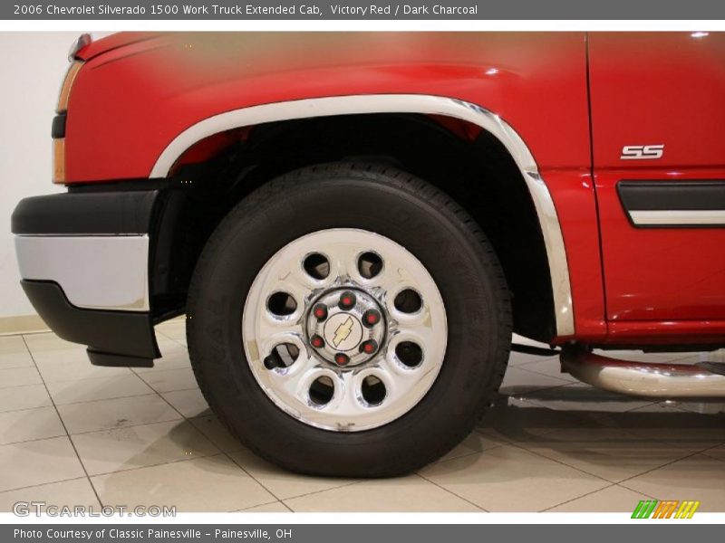Victory Red / Dark Charcoal 2006 Chevrolet Silverado 1500 Work Truck Extended Cab