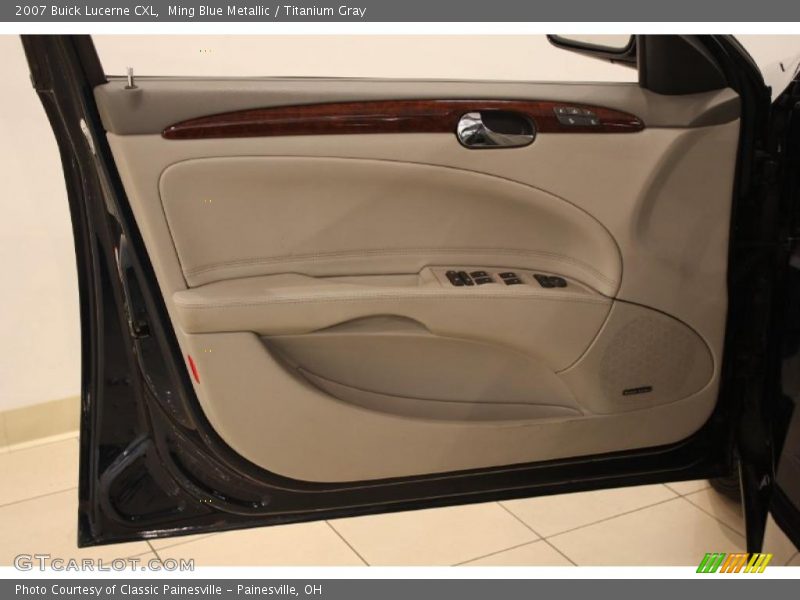 Ming Blue Metallic / Titanium Gray 2007 Buick Lucerne CXL