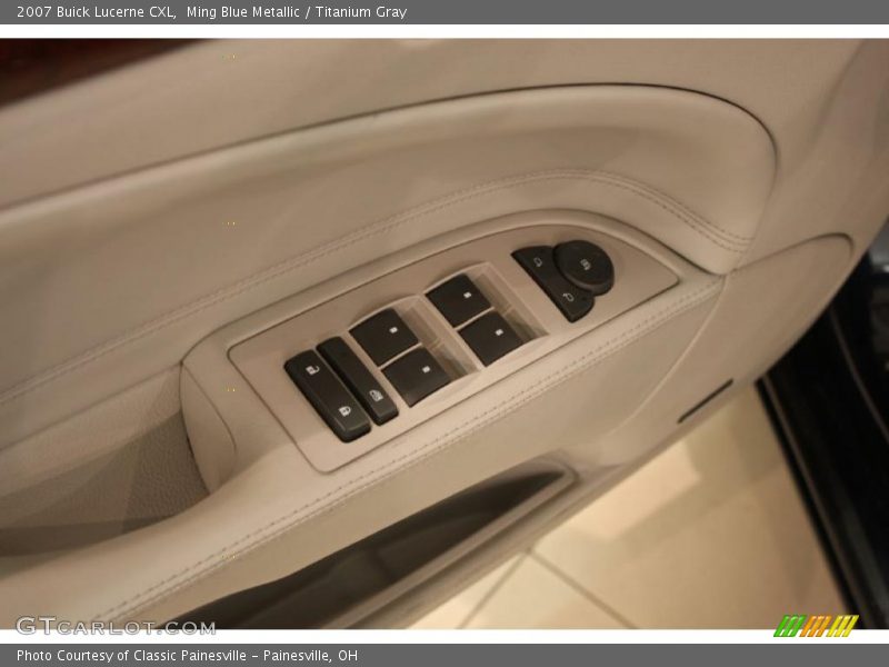 Ming Blue Metallic / Titanium Gray 2007 Buick Lucerne CXL