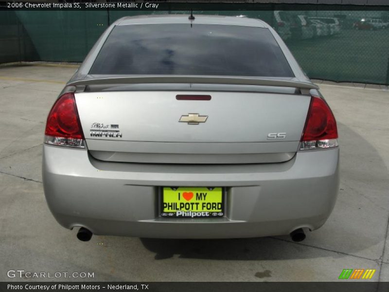 Silverstone Metallic / Gray 2006 Chevrolet Impala SS