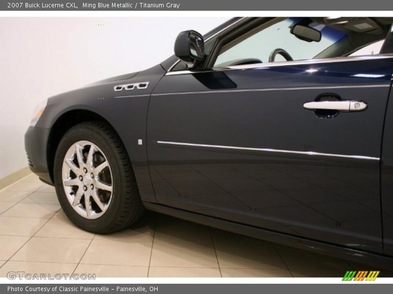Ming Blue Metallic / Titanium Gray 2007 Buick Lucerne CXL