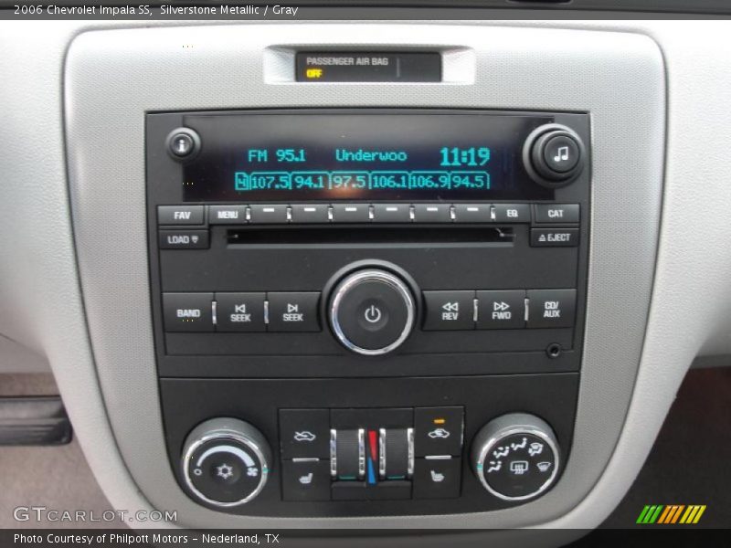 Controls of 2006 Impala SS