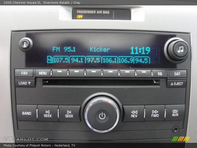 Controls of 2006 Impala SS