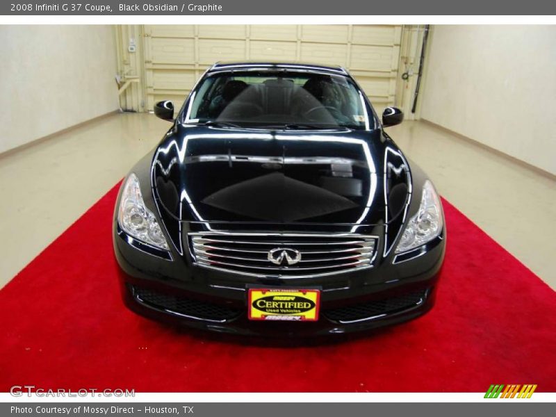 Black Obsidian / Graphite 2008 Infiniti G 37 Coupe