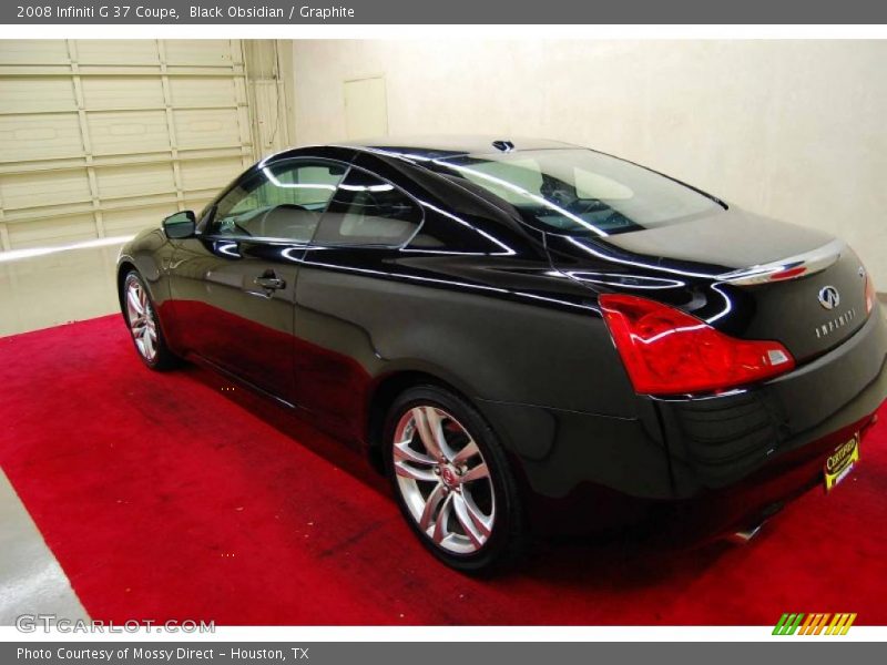 Black Obsidian / Graphite 2008 Infiniti G 37 Coupe