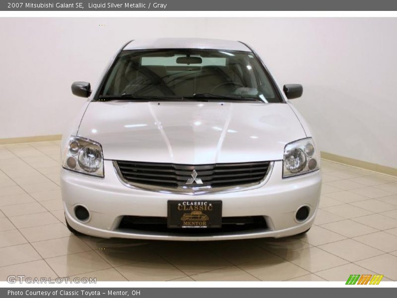 Liquid Silver Metallic / Gray 2007 Mitsubishi Galant SE