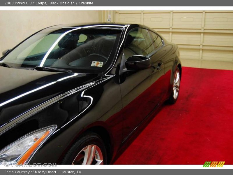 Black Obsidian / Graphite 2008 Infiniti G 37 Coupe