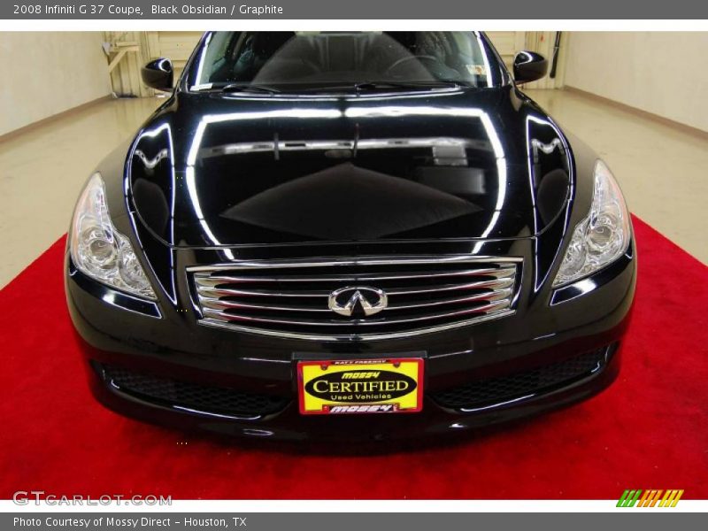 Black Obsidian / Graphite 2008 Infiniti G 37 Coupe
