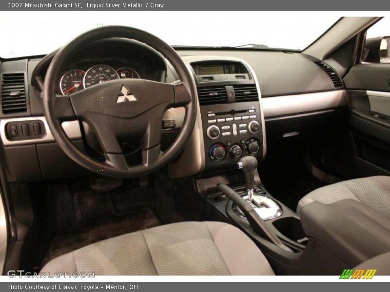 Liquid Silver Metallic / Gray 2007 Mitsubishi Galant SE