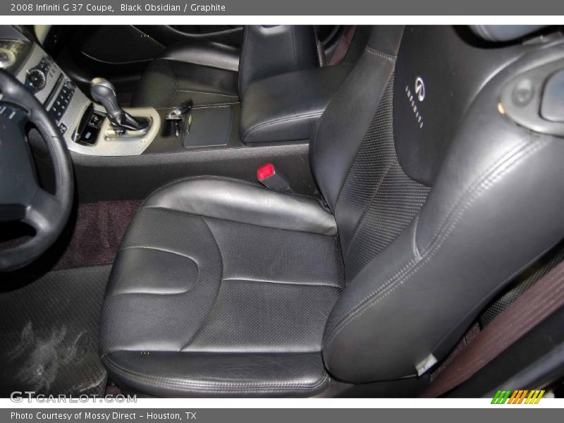 Black Obsidian / Graphite 2008 Infiniti G 37 Coupe