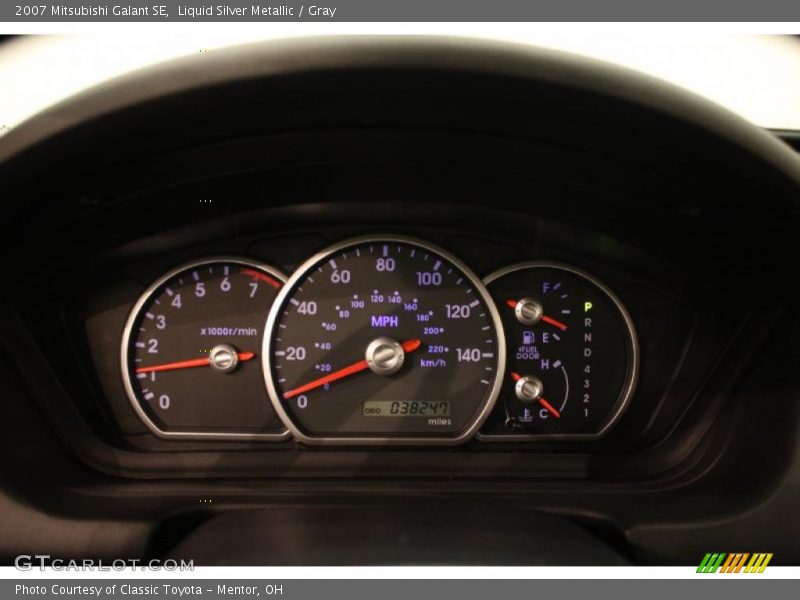 Liquid Silver Metallic / Gray 2007 Mitsubishi Galant SE