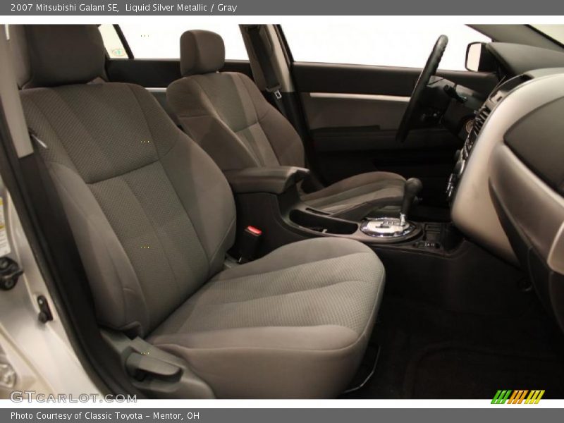Liquid Silver Metallic / Gray 2007 Mitsubishi Galant SE