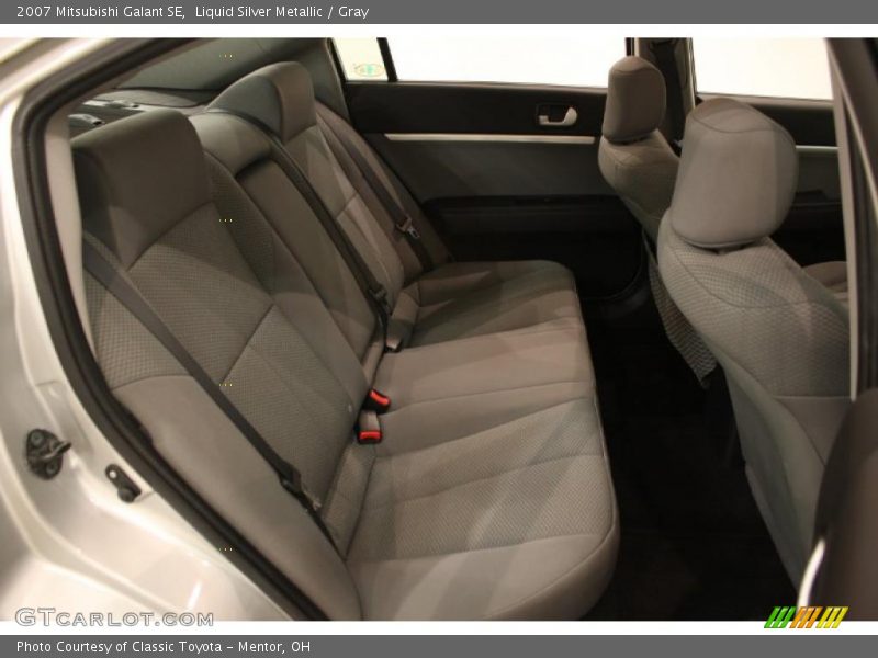 Liquid Silver Metallic / Gray 2007 Mitsubishi Galant SE