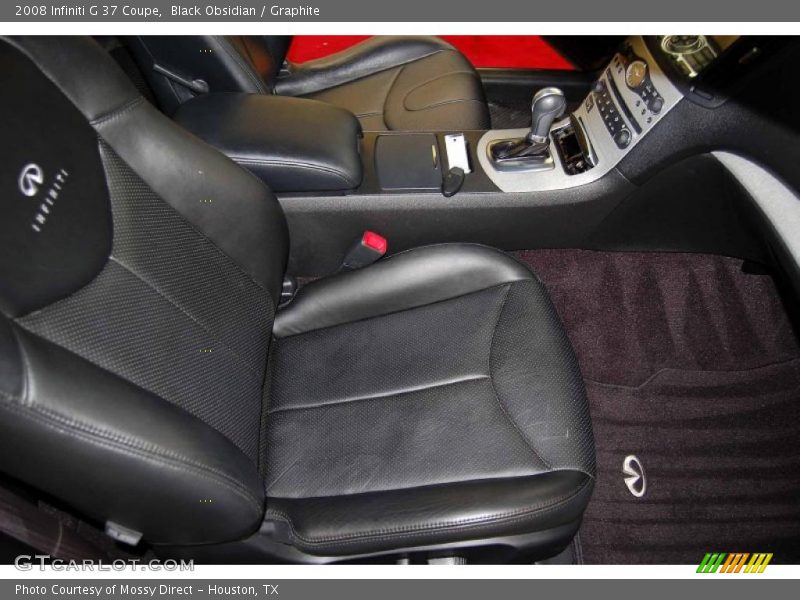 Black Obsidian / Graphite 2008 Infiniti G 37 Coupe