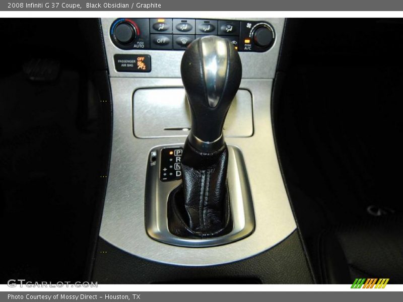  2008 G 37 Coupe 5 Speed ASC Automatic Shifter