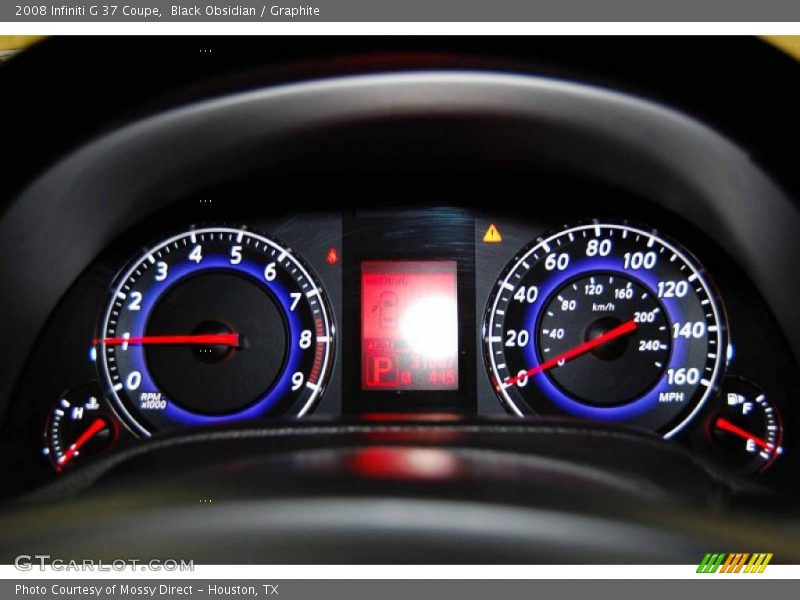  2008 G 37 Coupe 37 Coupe Gauges