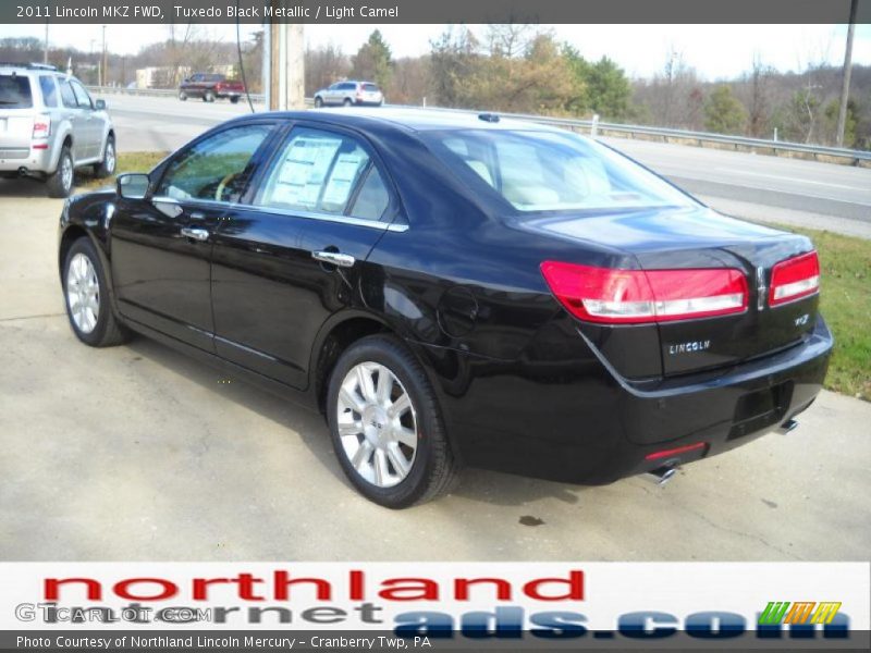 Tuxedo Black Metallic / Light Camel 2011 Lincoln MKZ FWD