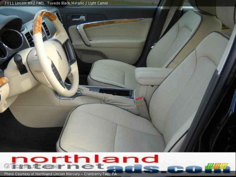 Tuxedo Black Metallic / Light Camel 2011 Lincoln MKZ FWD