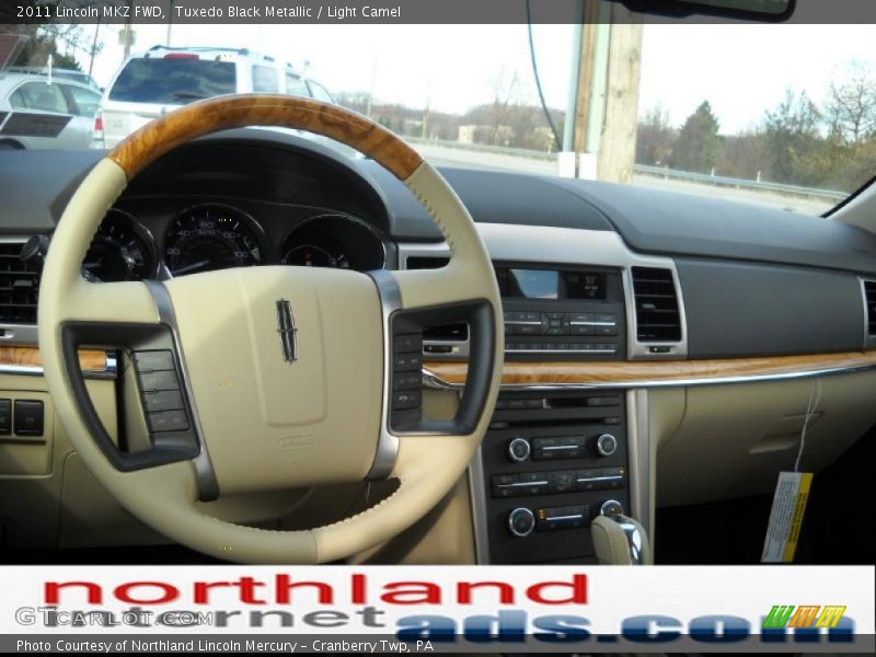 Tuxedo Black Metallic / Light Camel 2011 Lincoln MKZ FWD