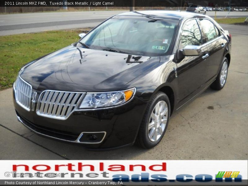 Tuxedo Black Metallic / Light Camel 2011 Lincoln MKZ FWD
