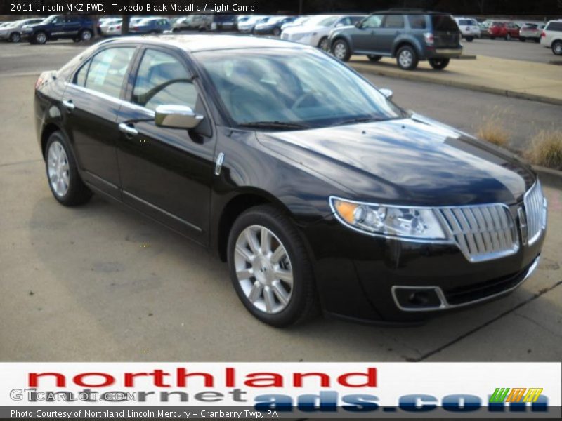 Tuxedo Black Metallic / Light Camel 2011 Lincoln MKZ FWD