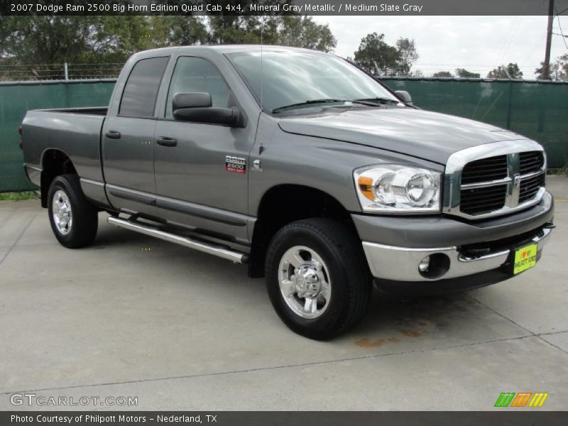 Mineral Gray Metallic / Medium Slate Gray 2007 Dodge Ram 2500 Big Horn Edition Quad Cab 4x4