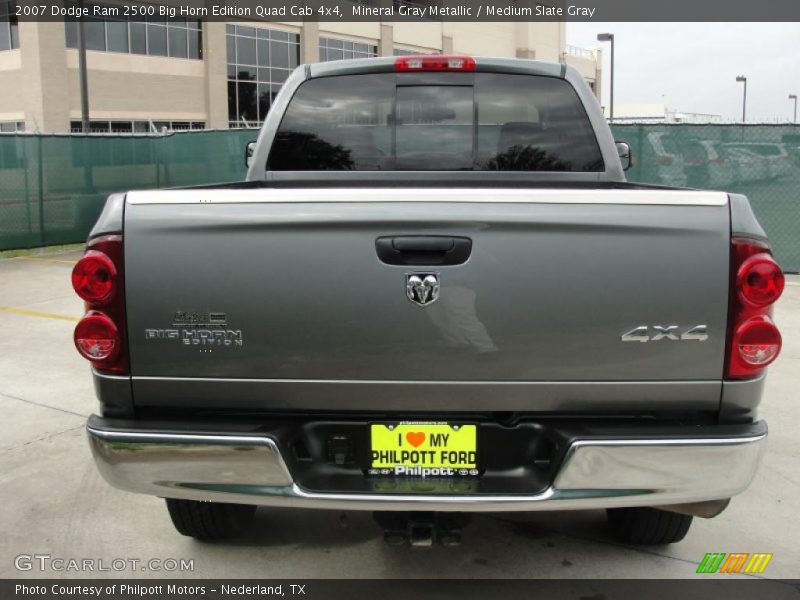 Mineral Gray Metallic / Medium Slate Gray 2007 Dodge Ram 2500 Big Horn Edition Quad Cab 4x4