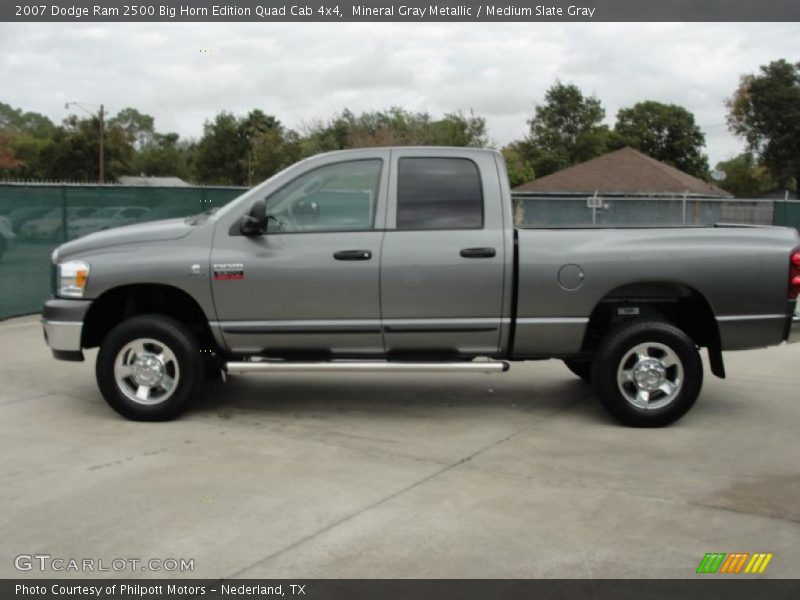 Mineral Gray Metallic / Medium Slate Gray 2007 Dodge Ram 2500 Big Horn Edition Quad Cab 4x4