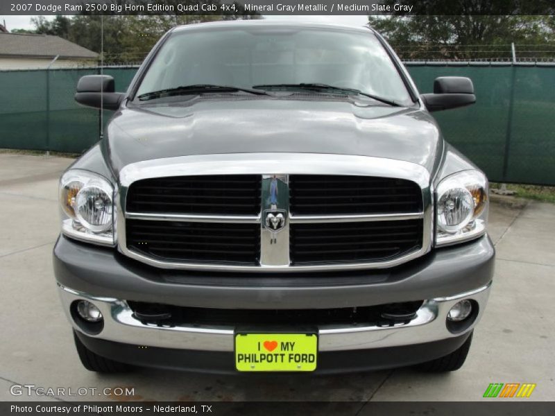 Mineral Gray Metallic / Medium Slate Gray 2007 Dodge Ram 2500 Big Horn Edition Quad Cab 4x4